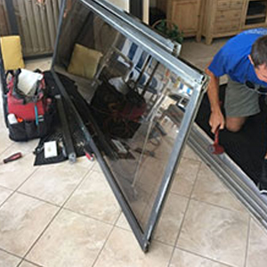 sliding glass door frame repair Santa Clara